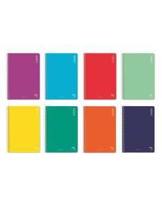 Bloc Espiral Pacsa 1/4 Cuadricula 4 Mm 80H Tapa Normal